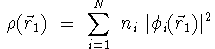 Electron Density Equation